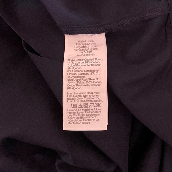 NWT! J. CREW Pintuck Mixy Tank Dress Solid Navy Blue Midi Pleated Preppy X-Small - Picture 14 of 15